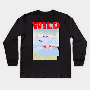 Wild Swimming Kids Long Sleeve T-Shirt